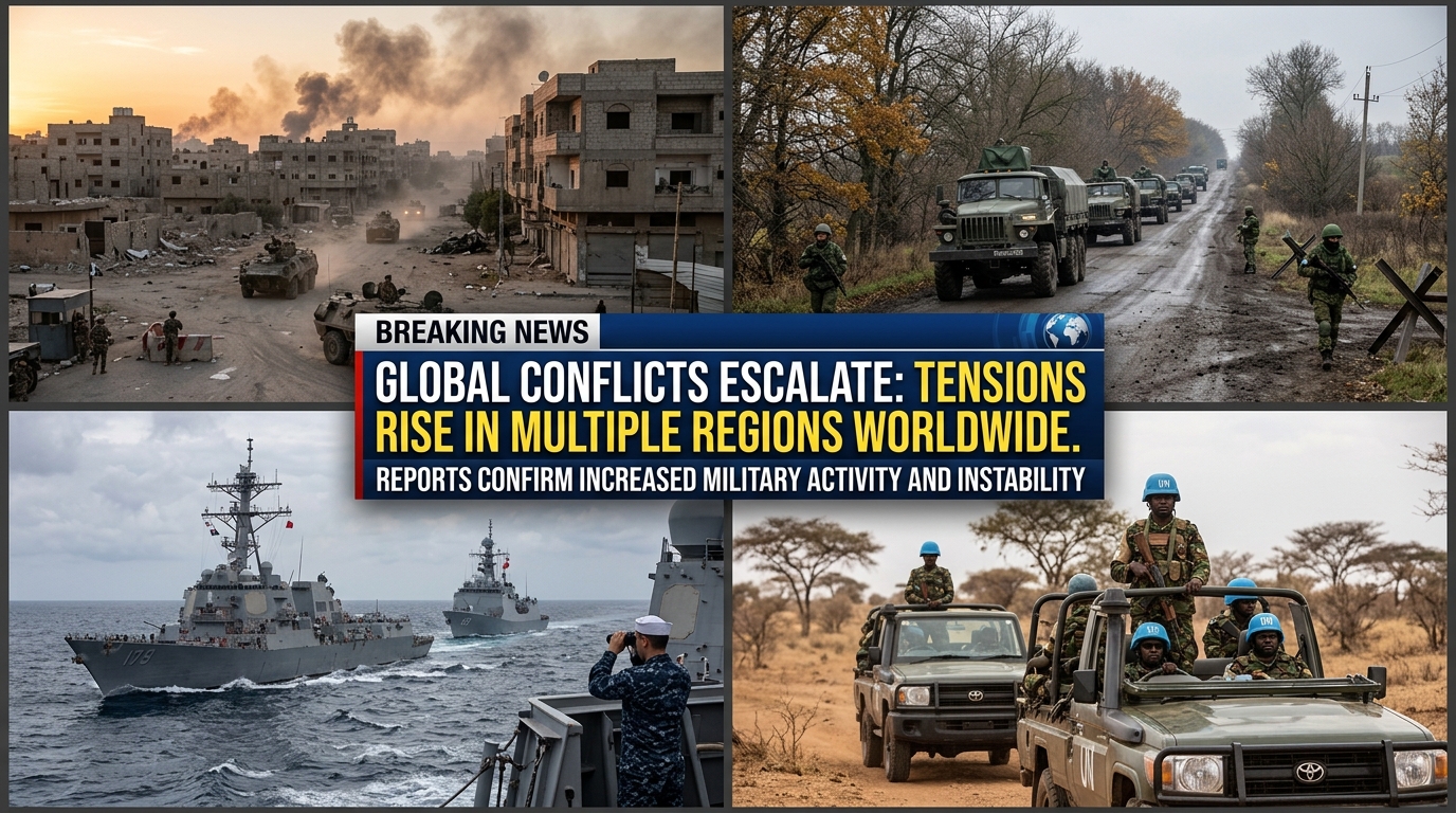 International Conflicts Escalate In Several Regions Worldwide