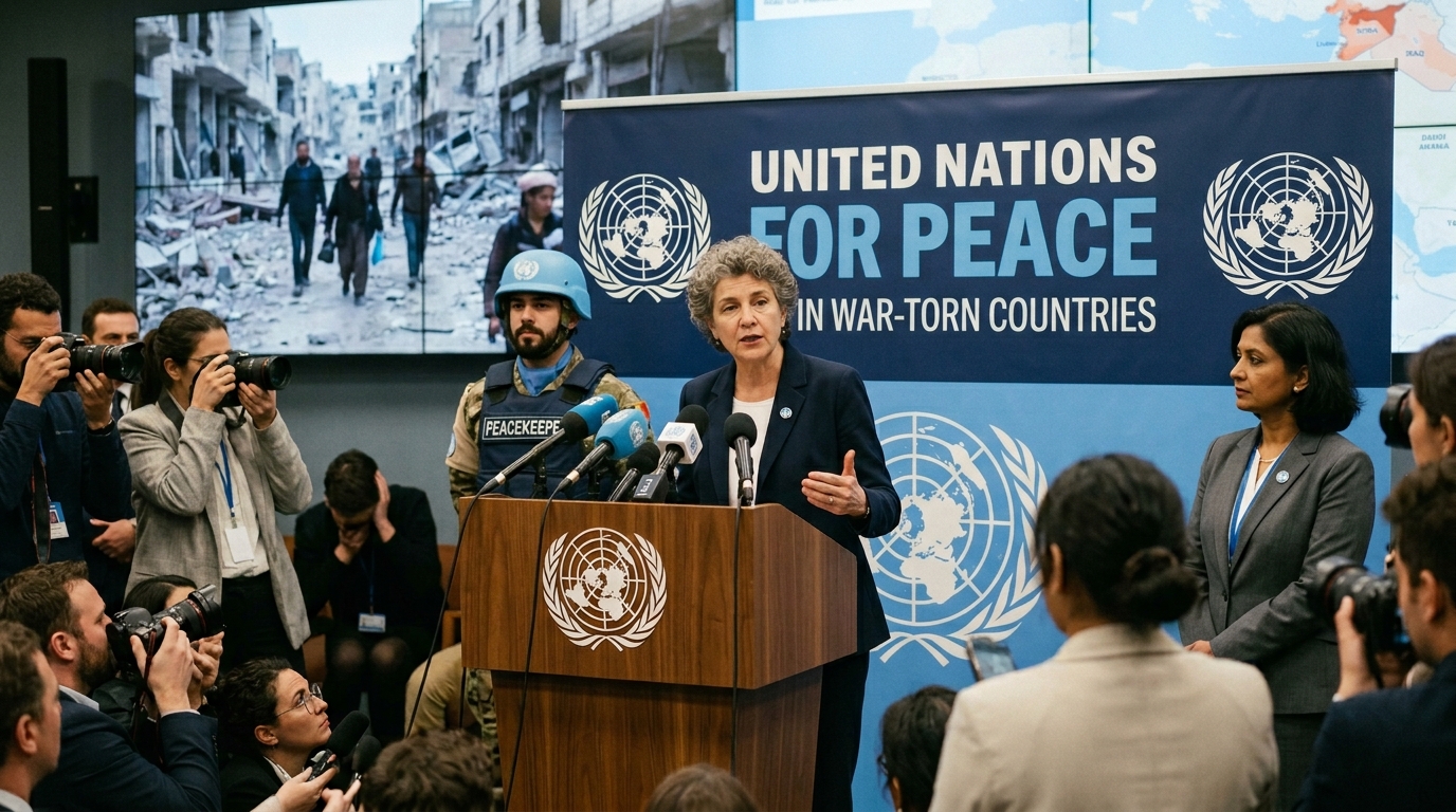 United Nations Calls For Peace In War-Torn Countries